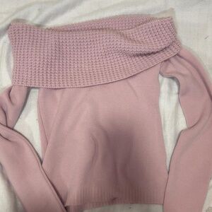 Women's pink sweater